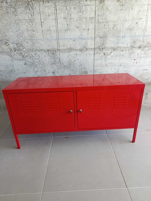 IKEA PS armário, vermelho, 119x63 cm como novo