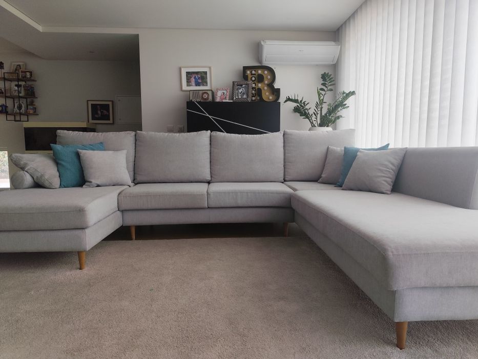 Sofá com 2 chaise longue