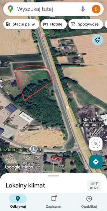 Działki budowlane 80zł/m2