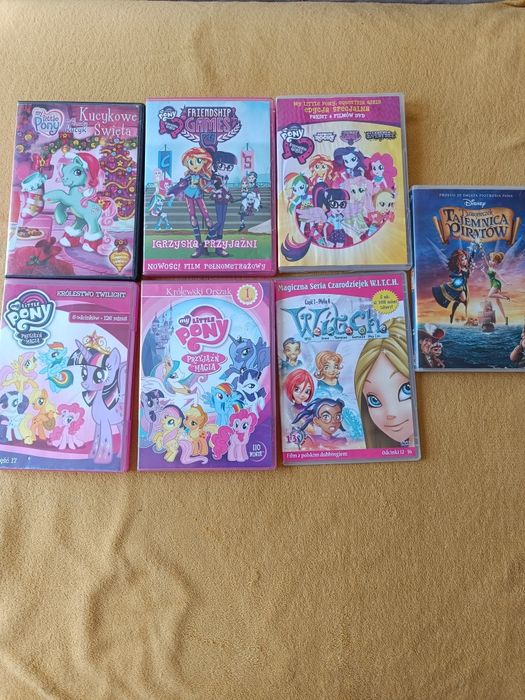 Zestaw 25 płyt dvd z bajkami