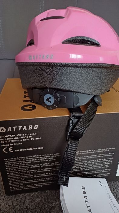 Kask  dla dziewczynki firmy Attabo