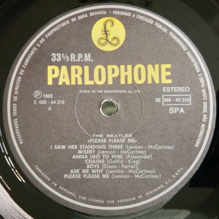 Beatles	- - - - -	Please Please Me	- - - - -	LP424683972047022082