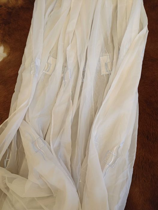 Тюль шифон 2 шт по  2.66*3,20