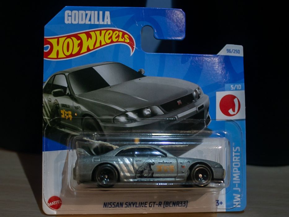 ERROR Kolekcjonerski Hot Wheels Nissan Skyline GT-R R33