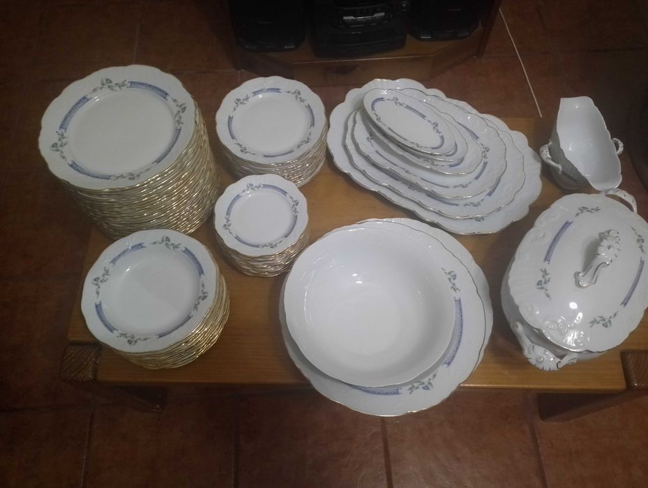 Serviço vista alegre 125 peças (jantar, chá, café)
