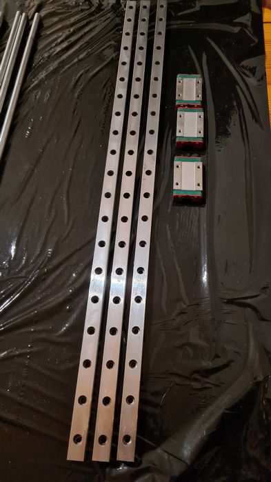 Szyna prowadnica liniowa Hiwin MGN12H, 500mm z wózkiem (druk 3d, cnc)