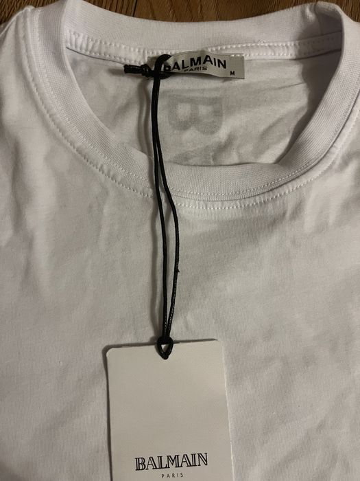 T-shirt meski balmain r. M biały