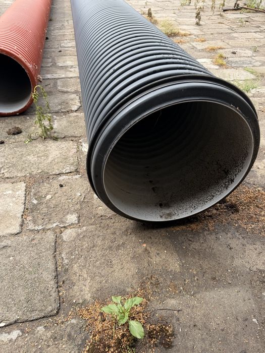 Rura pcv średnica 400mm, długość 6m nowa nieużywana