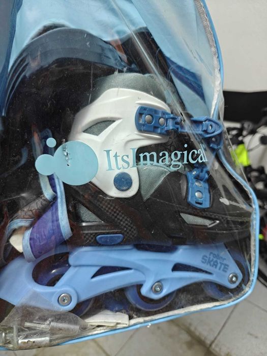 Patins Imaginarium ajustáveis 30-33 + Proteções