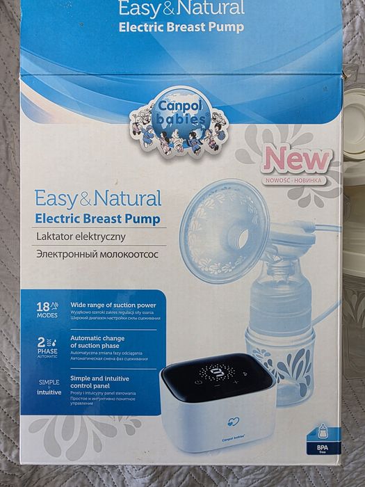 Молоко відсмоктувач Canpol babies Easy&Natural електричний