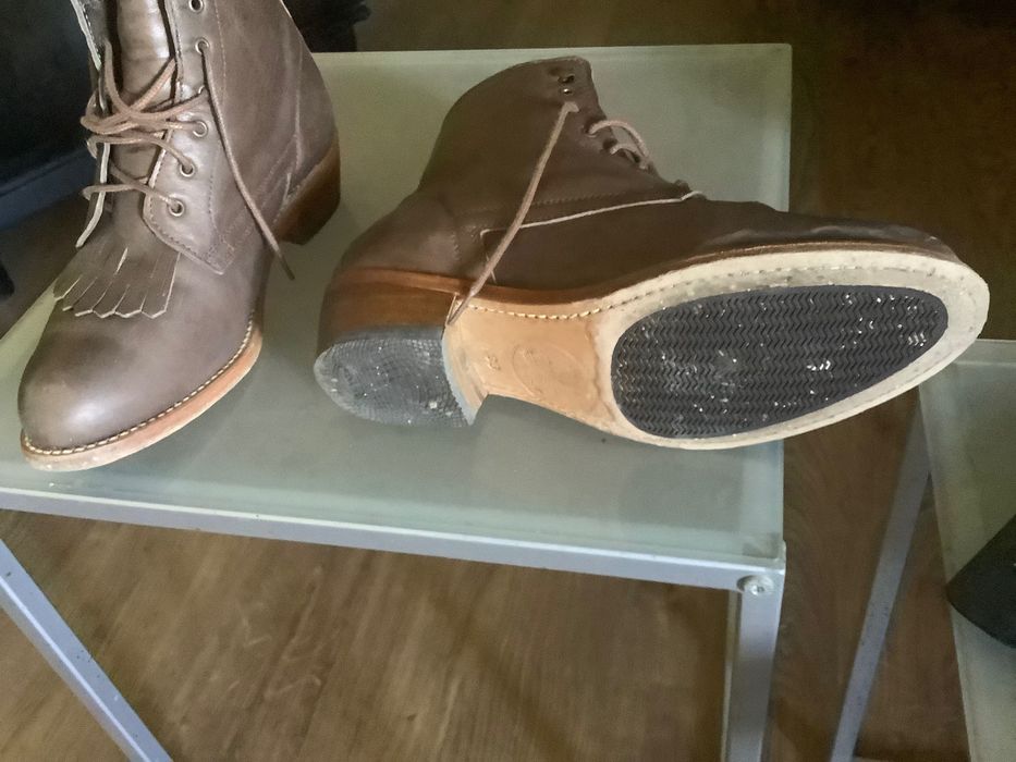 Botas de pele feito a mão 39