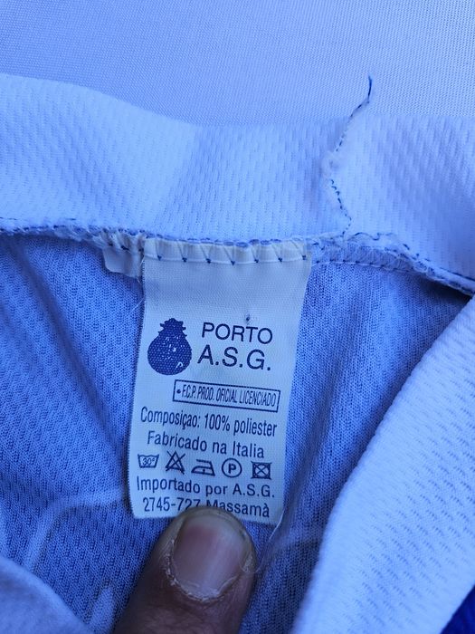 Vintage FC Porto Deco Graphic Football Shirt - Made in Italy