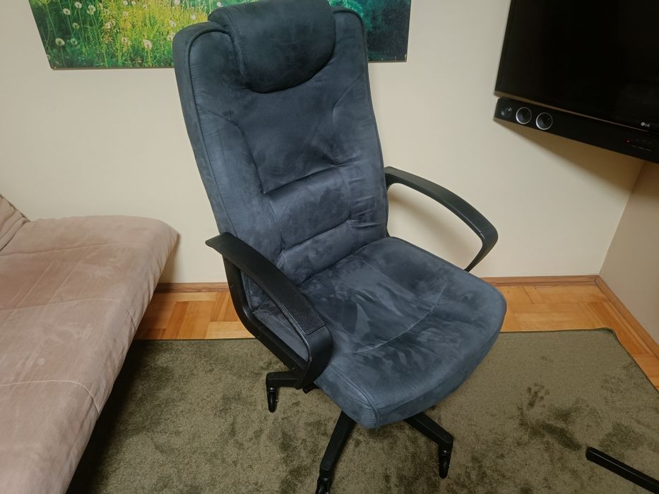 Topstar Fotel Menedżerski XXL Comfort Point 50 mikrofibra antracyt
