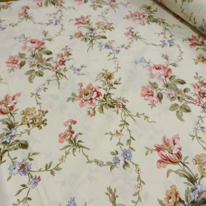 Комплект постельного белья бязь цветочный принт