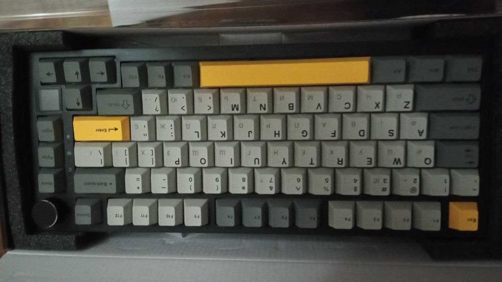 Клавіатура механічна Ajazz AK820 Pro Flying Fish Switch Black RGB