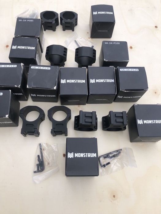 Кільця MONSTRUM TACTICAL для Оптичних прицілів 30мм. 34мм. 25.4мм.різн