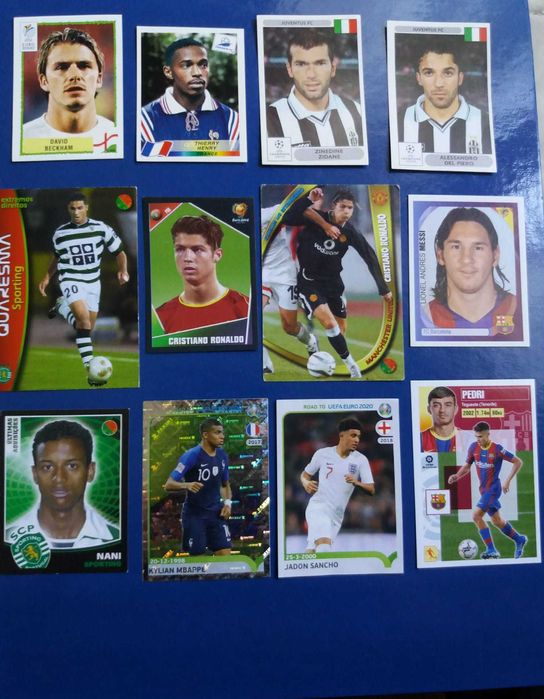 Cromos Raros/Lendas/Rookies