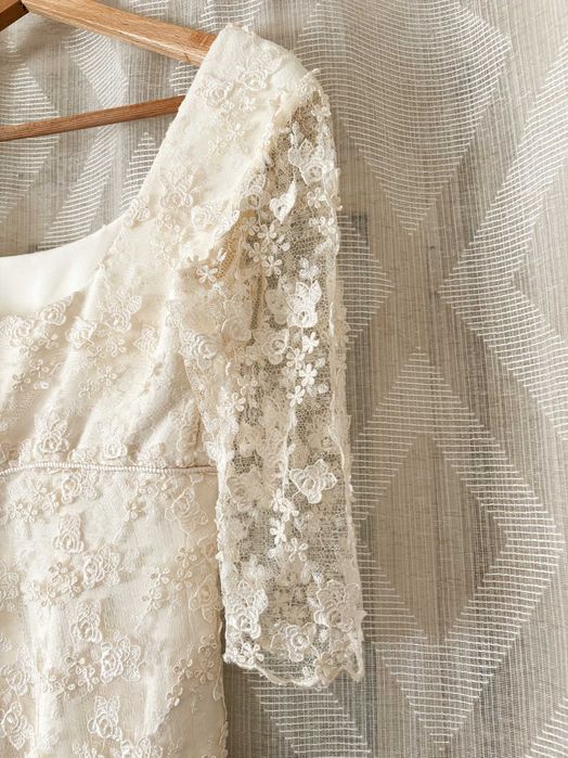 Vestido de Noiva em Renda Chantilly