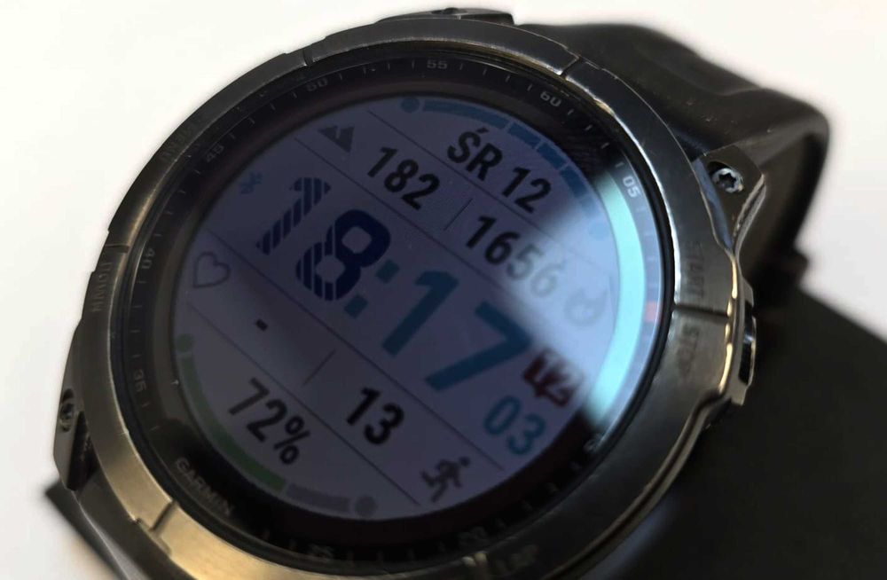 Garmin Fenix 7 Solar Sapphire – stan bardzo dobry