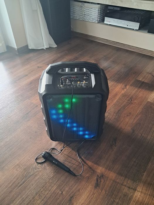 Glośnik karaoke auna z mikrofonem