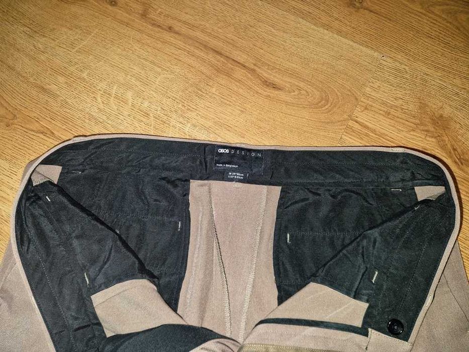 Eleganckie męskie spodnie garniturowe ASOS desing