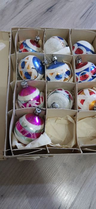 Bombki choinkowe PRL kolekcja