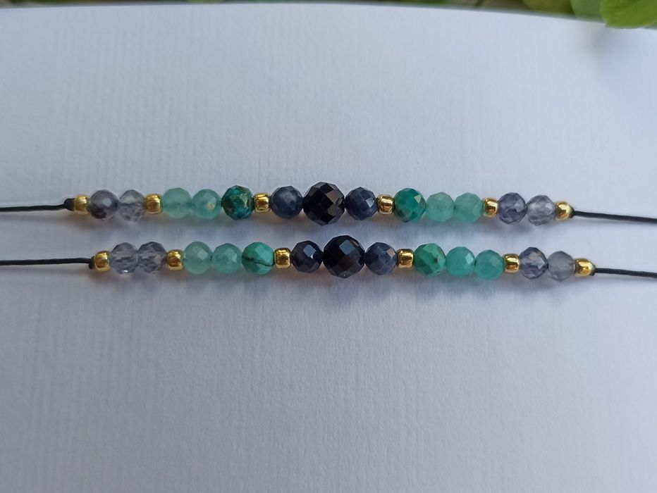 Wodnik bransoletka na szczęście, kamienie amulet