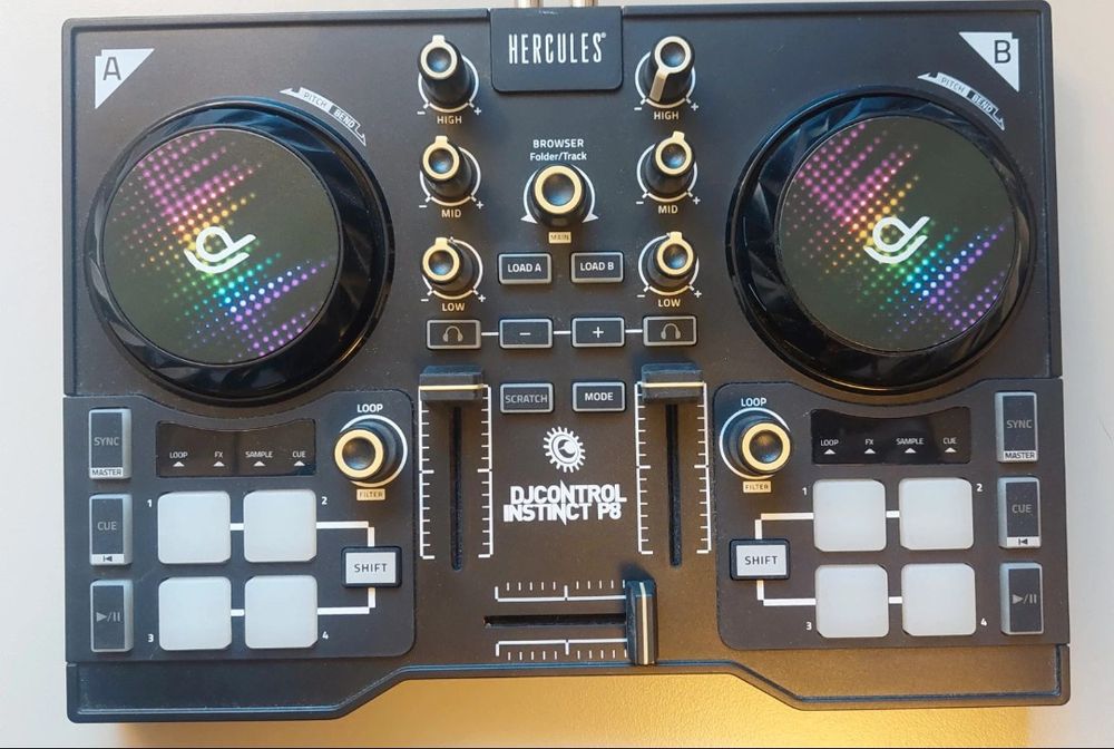 Kontroler mikser DJ konsola mixer Hercules