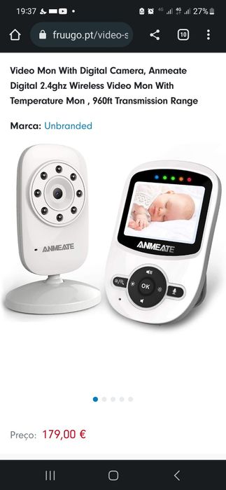 Vídeo Monitor Com Câmera Digital,Digital 2.4ghz Wireless 300 metros