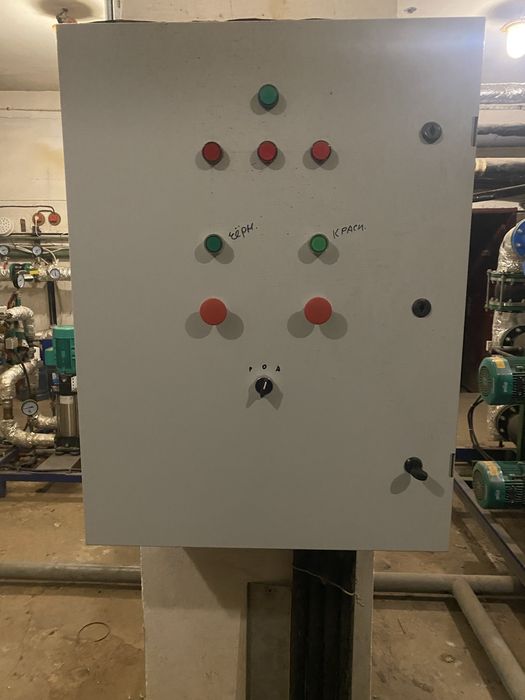 Щит управления горячого водоснабжения