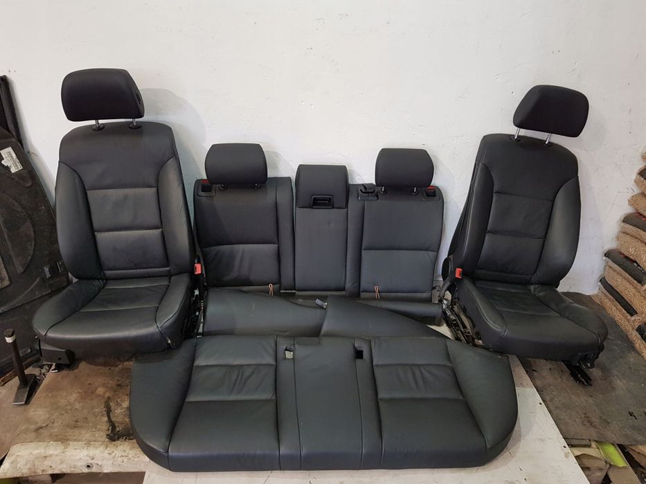 fotele kanapa komplet skóra elektryczne bmw e61 lci eur