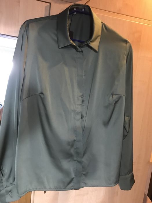 блуза шёлковая, XL Сорочка жіноча шовк XL