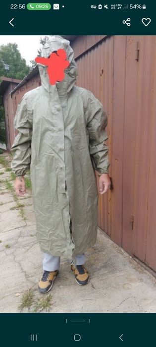 Płaszcz op1 gumowy przeciwdeszczowy