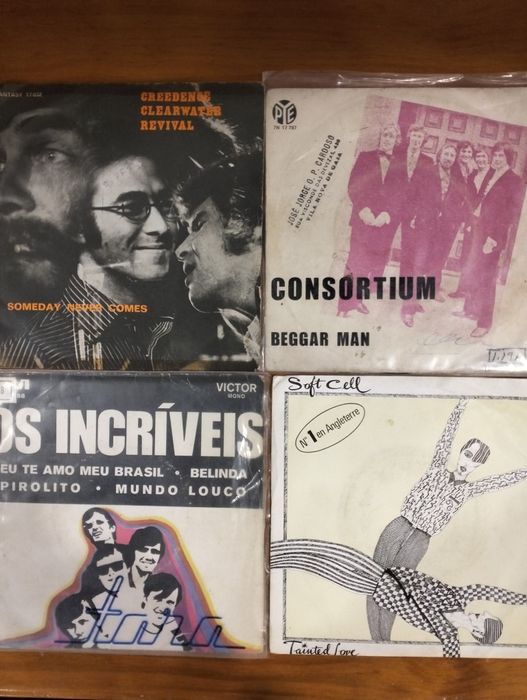 Discos de vinil singles 45'