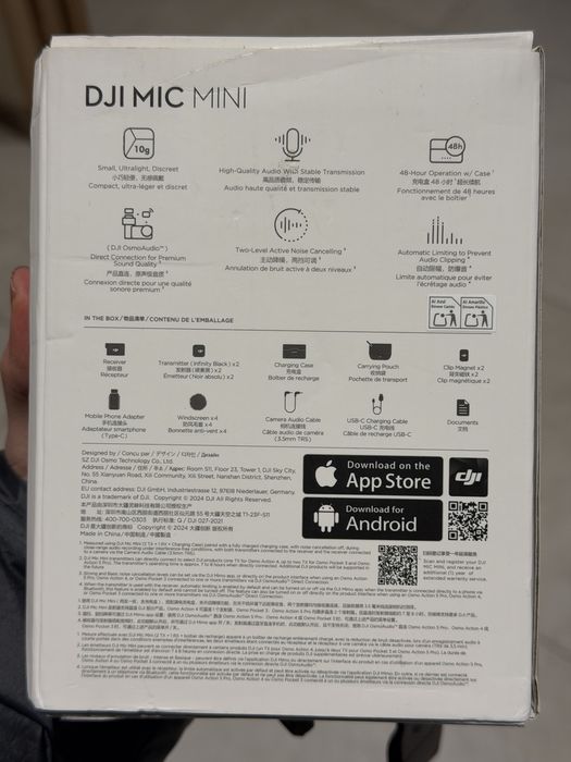 Мікрофон DJI MIC mini usb-c мікрофон новий новый микрофон hollyland