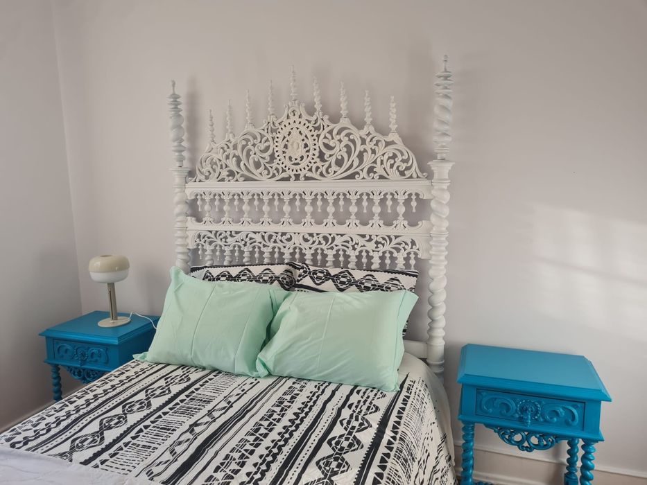 Cama de casal 140×190 com oferta colchão