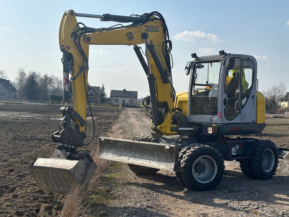 Koparka Wacker Neuson Ew100 40km/h Salon Polska Cesja
