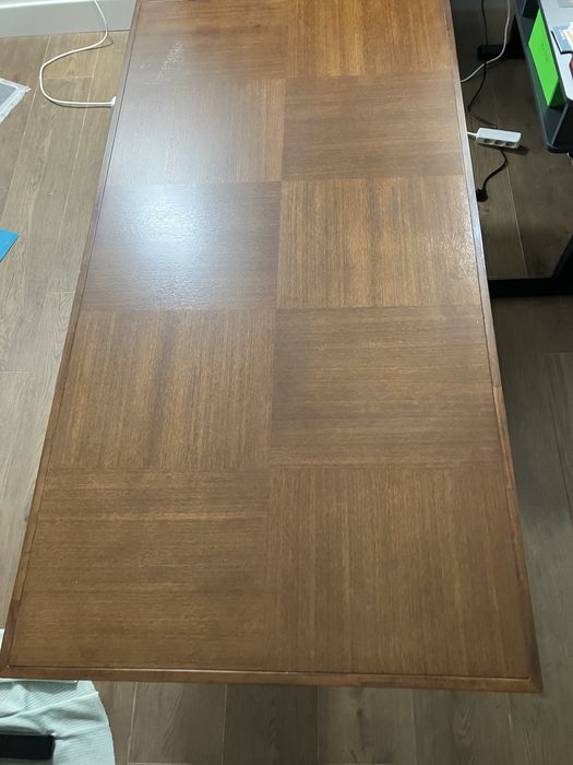 Conjunto de mesa de jantar Área  + 6 cadeiras – design premium – 180 × 90 cm