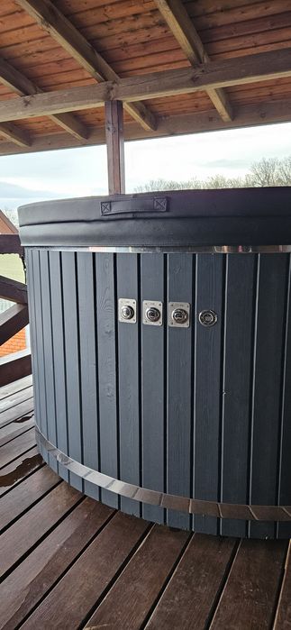 Nowa Jacuzzi Balia Ogrodowa z piecem zewnętrznym. . Od ręki