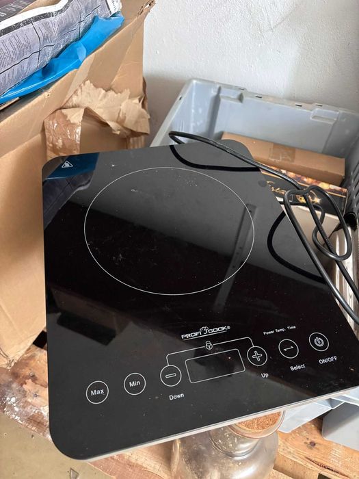 Placas vitrocerâmicas Proficook nunca usadas 2000 Watts