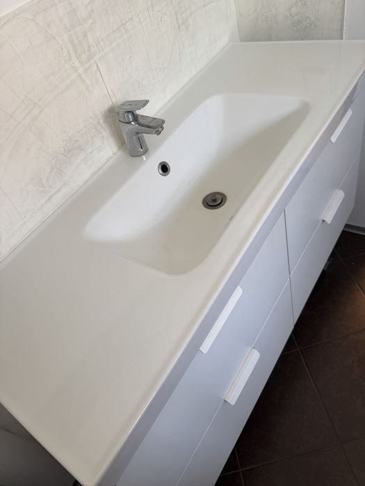 Umywalka z szafka ikea 120 cm+ bateria hansgrohe