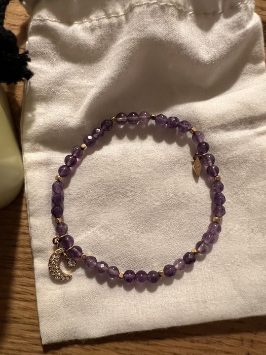 Pulseira FOSSIL com pendente Lua