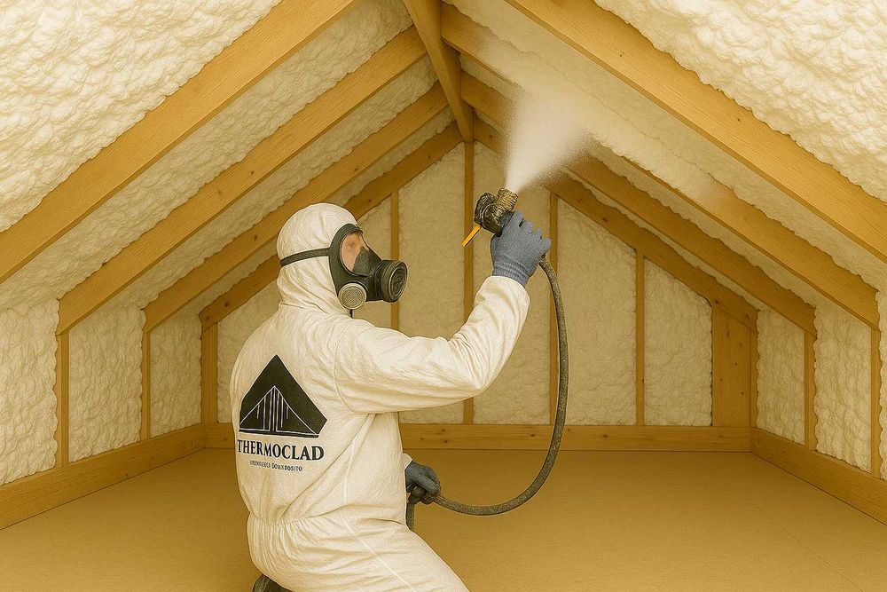 Ocieplanie pianką PUR oraz wdmuchiwanie wełny i celulozy