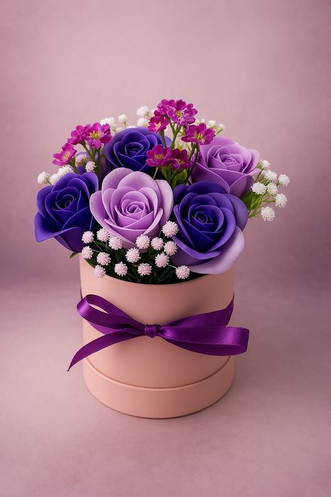 Box  z róży mydlanych