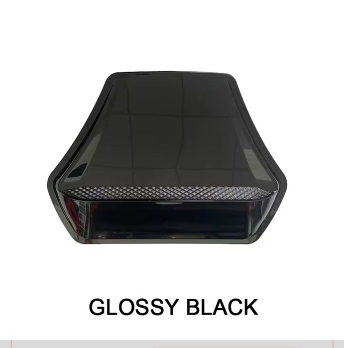 Накладка на капот (воздухозаборник) Glossy Black – универсальная / тюн