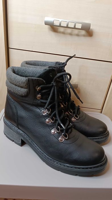 Trzewiki Lasocki Skórzane Ocieplone