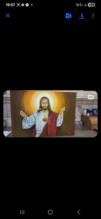 Obraz malowany na płótnie