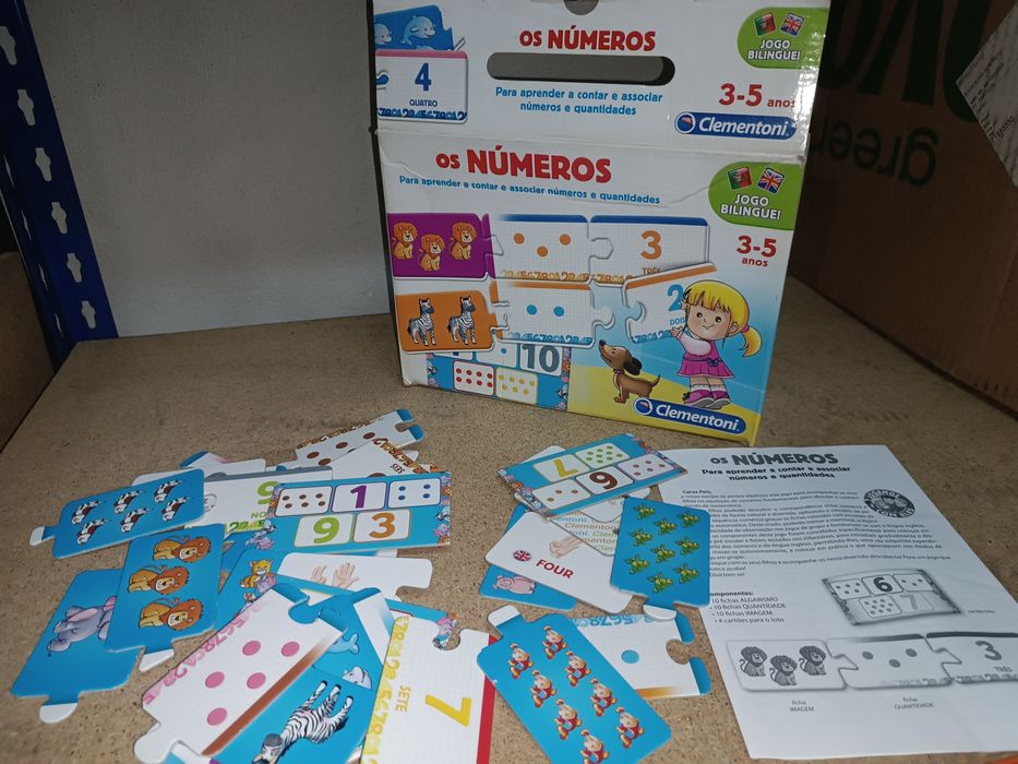 Jogos didáticos, marcas variadas, 3+.