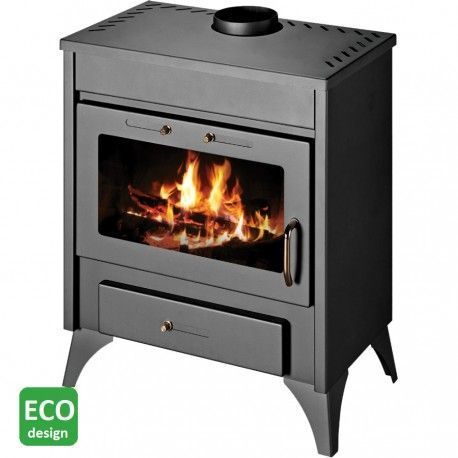 Piec piecyk kominek na drewno - Ray Max 13 kW, RATY 0%