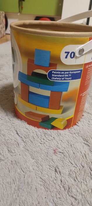 Drewniane klocki dla dzieci